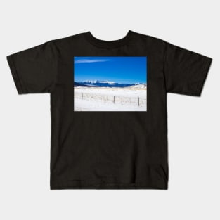 Fairplay Town Colorado Mountains Landscape Photography V1 Kids T-Shirt